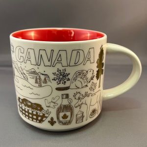 STARBUCKS Been There Series CANADA Special Edition Gold **RARE**